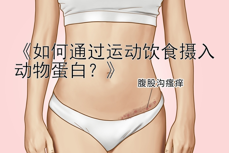 《如何通过运动饮食摄入动物蛋白？》