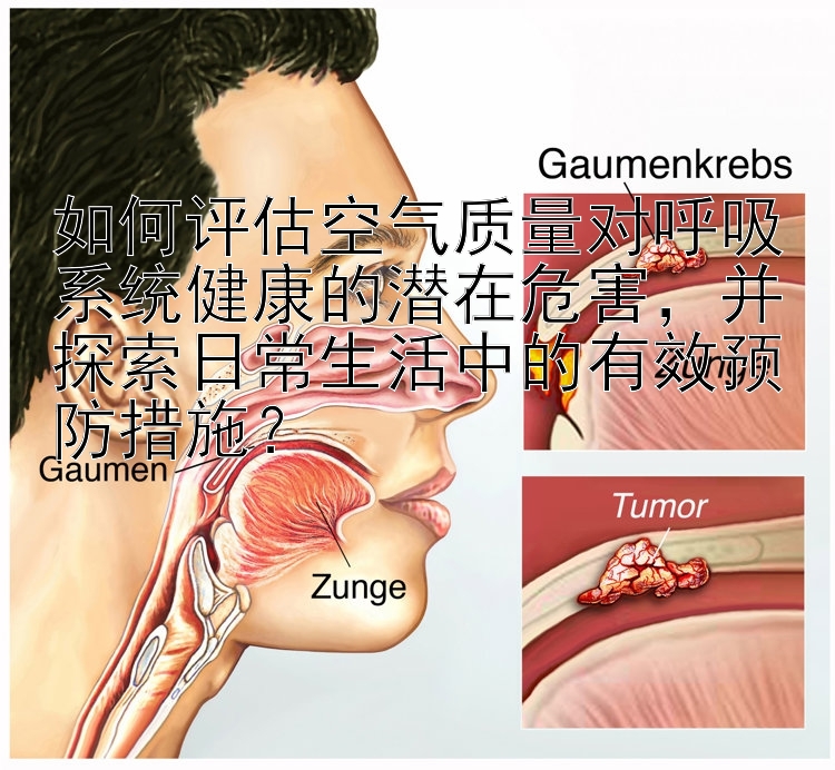 如何评估空气质量对呼吸系统健康的潜在危害，并探索日常生活中的有效预防措施？