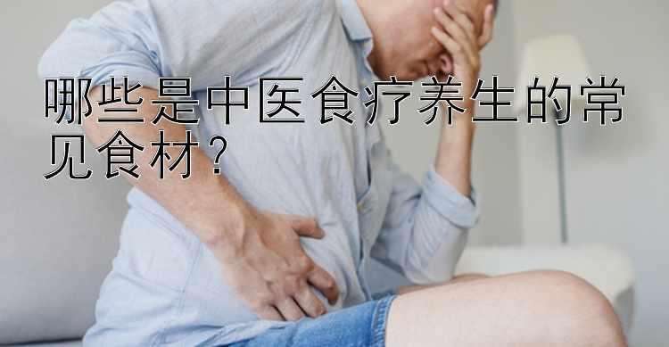 哪些是中医食疗养生的常见食材？